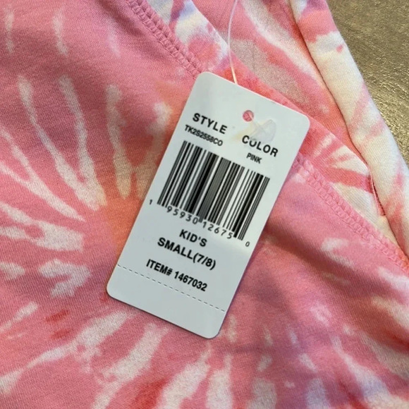 4/$25 NWT 32 Degrees Cool Tie Dye Pink Shorts Girls Sz S (7-8) - Picture 2 of 5